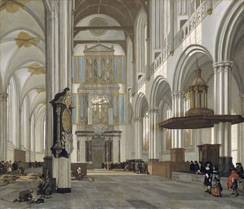 Thumbnail of 'Interior of the Nieuwe Kerk, Amsterdam'